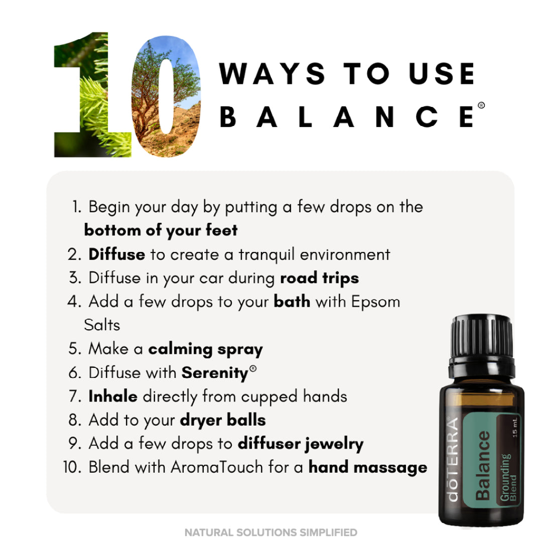 doTERRA Balance エッセンシャルオイル 15ml dōTERRA Balance® - 15 ml – The Essential Oil Shop