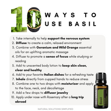 Charger l'image dans la galerie, Huile essentielle de basilic dōTERRA - 15 ml