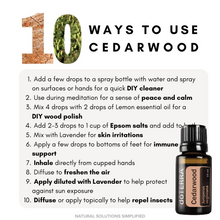 Charger l'image dans la galerie, Huile essentielle de bois de cèdre dōTERRA - 15 ml