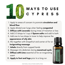 Charger l'image dans la galerie, Huile essentielle de cyprès dōTERRA - 15 ml