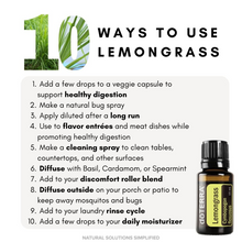 Charger l'image dans la galerie, Huile essentielle de citronnelle dōTERRA - 15 ml
