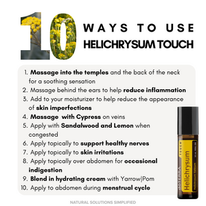 dōTERRA Helichrysum Touch