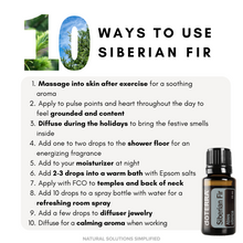 Load image into Gallery viewer, BUY SIBERIAN FIR™ (15 ML), GET DŌTERRA CEDARWOOD (15 ML)