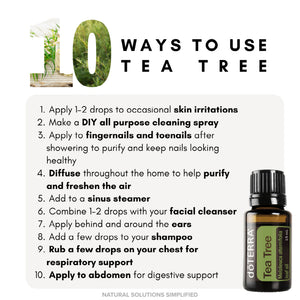 Huile essentielle dōTERRA Melaleuca (Tea Tree) - 15 ml